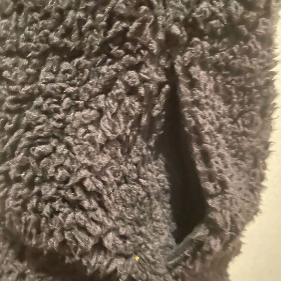 Weatherproof Vintage Hooded Sherpa Vest Black Size M - Picture 4 of 8